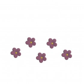 Комплект захарни цветлета малки - лилави - 50бр